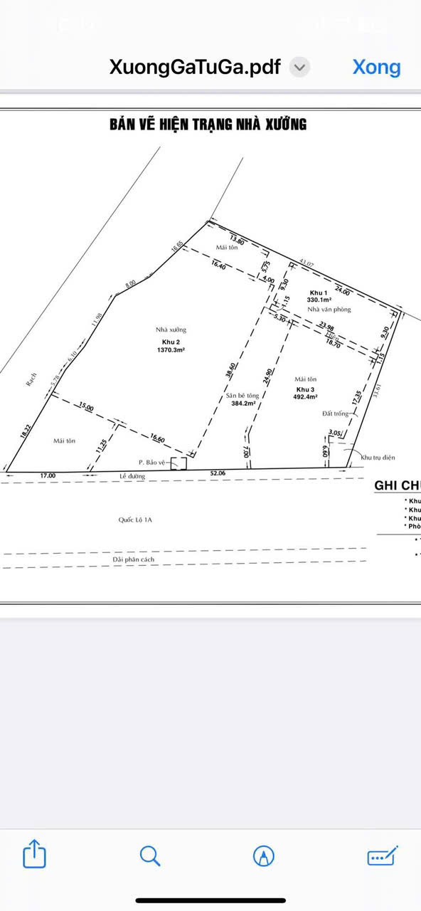 BÁN GẤP NHÀ XƯỞNG MẶT TIỀN QUỐC LỘ 1A – THẠNH XUÂN, Q12 – GIẢM SÂU CÒN 50 TỶ 2