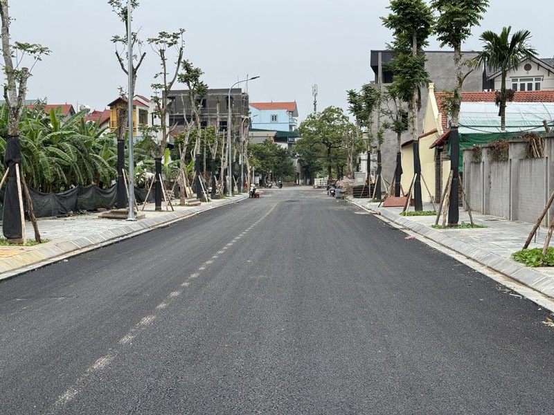 Cần bán 114,5m2 đất mặt phố 729 Bát Khối. Đường 13,5m, gần đầu đường 379 Ecopark và cầu Thanh Trì 3