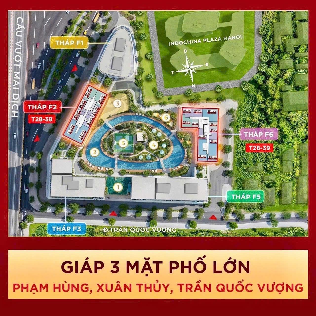 Siêu Phẩm Sun Feliza Suites - Cầu Giấy – Vị Trí Vàng Giao Thoa 3 Mặt Phố Lớn