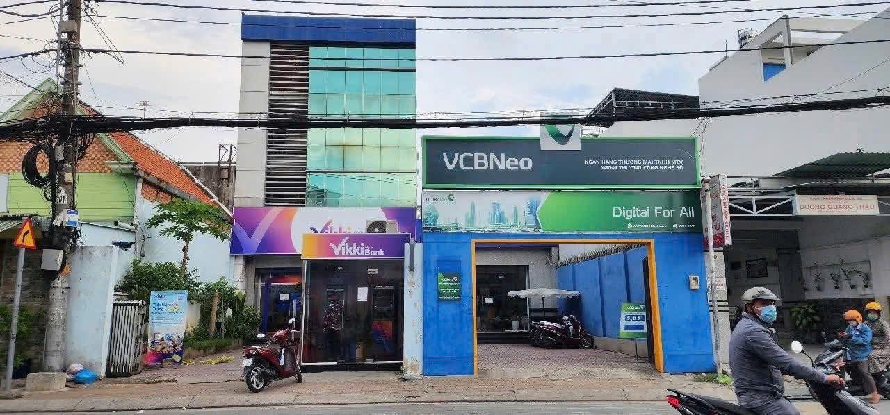 NHÀ MẶT TIỀN LÝ THƯỜNG KIỆT TT HÓC MÔN KHU NGÂN HÀNG CHỈ 12 TỶ