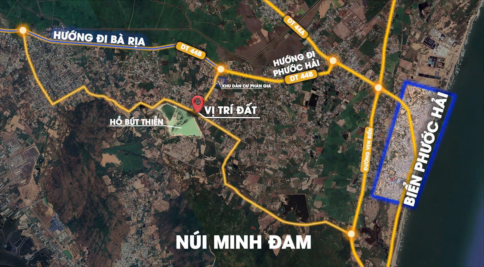 CHỦ ĐANG CẦN RA GẤP LÔ ĐẤT NGAY THỊ TRẤN PHƯỚC HẢI CÁCH BIỂN 3KM CHỈ 1,3 TỶ CÓ TL 3