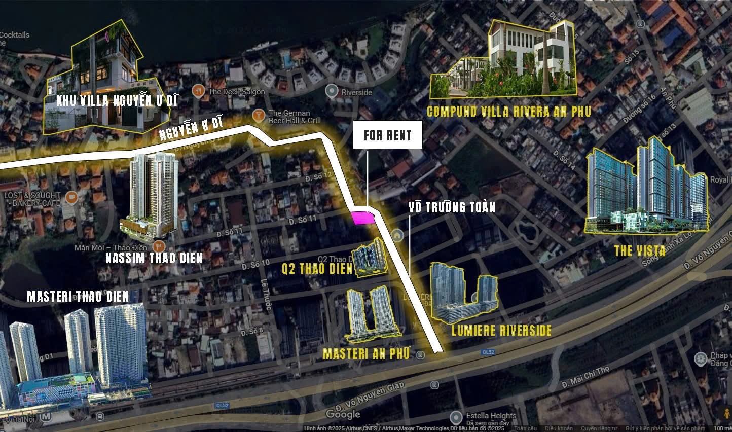 Cho thuê  Mặt bằng Quận 2, Hồ Chí Minh, Diện tích 557m², Giá Thương lượng 3