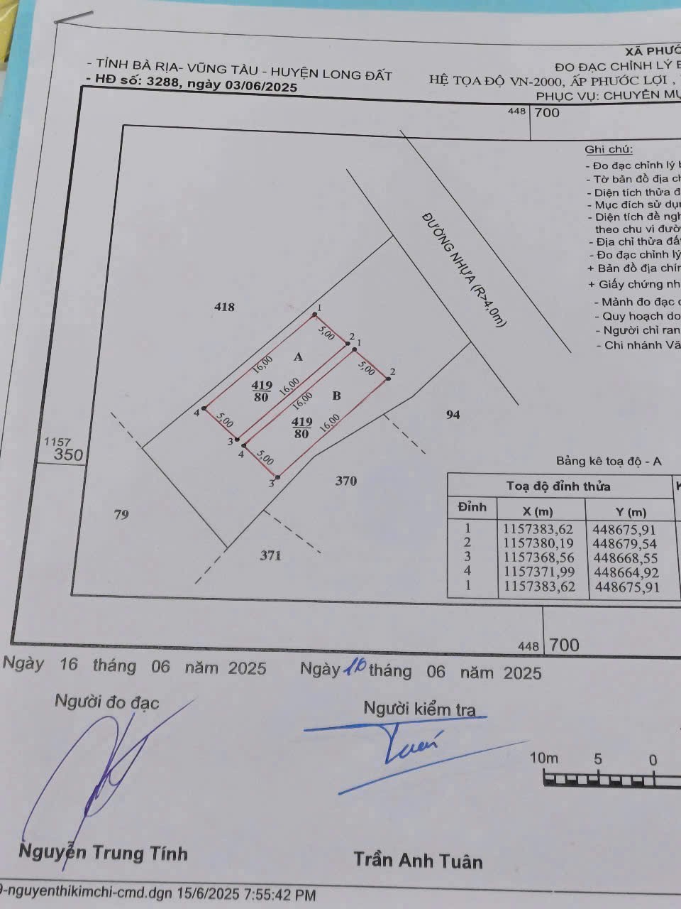 Cần bán Đất đường 44A, Xã Phước Hội, Diện tích 500m², Giá 2 Tỷ