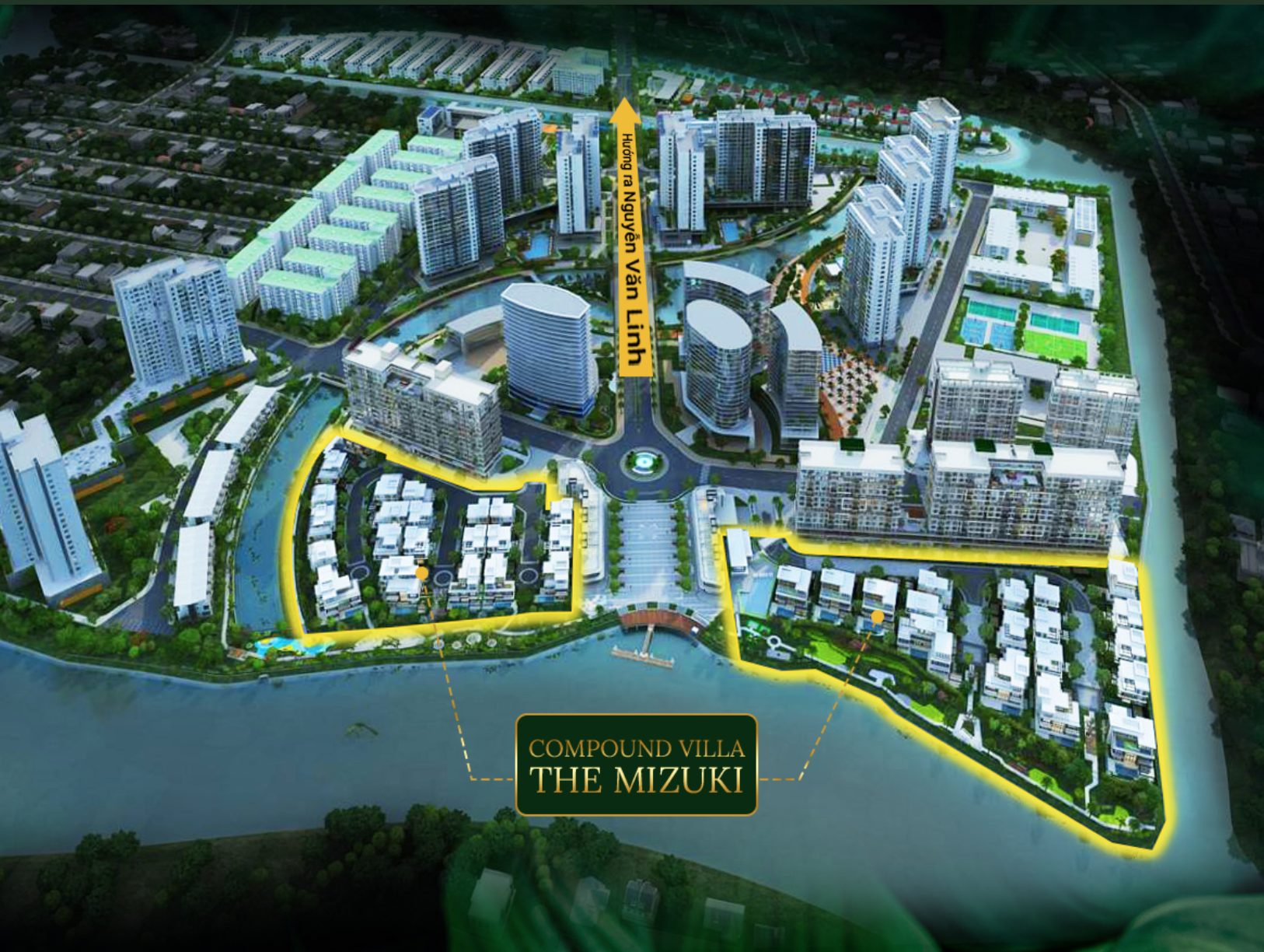 Biệt Thự Ven Sông (26ha) Nguyễn Văn Linh, Bình Chánh | 642m2 | Giá 81 Tỷ 9