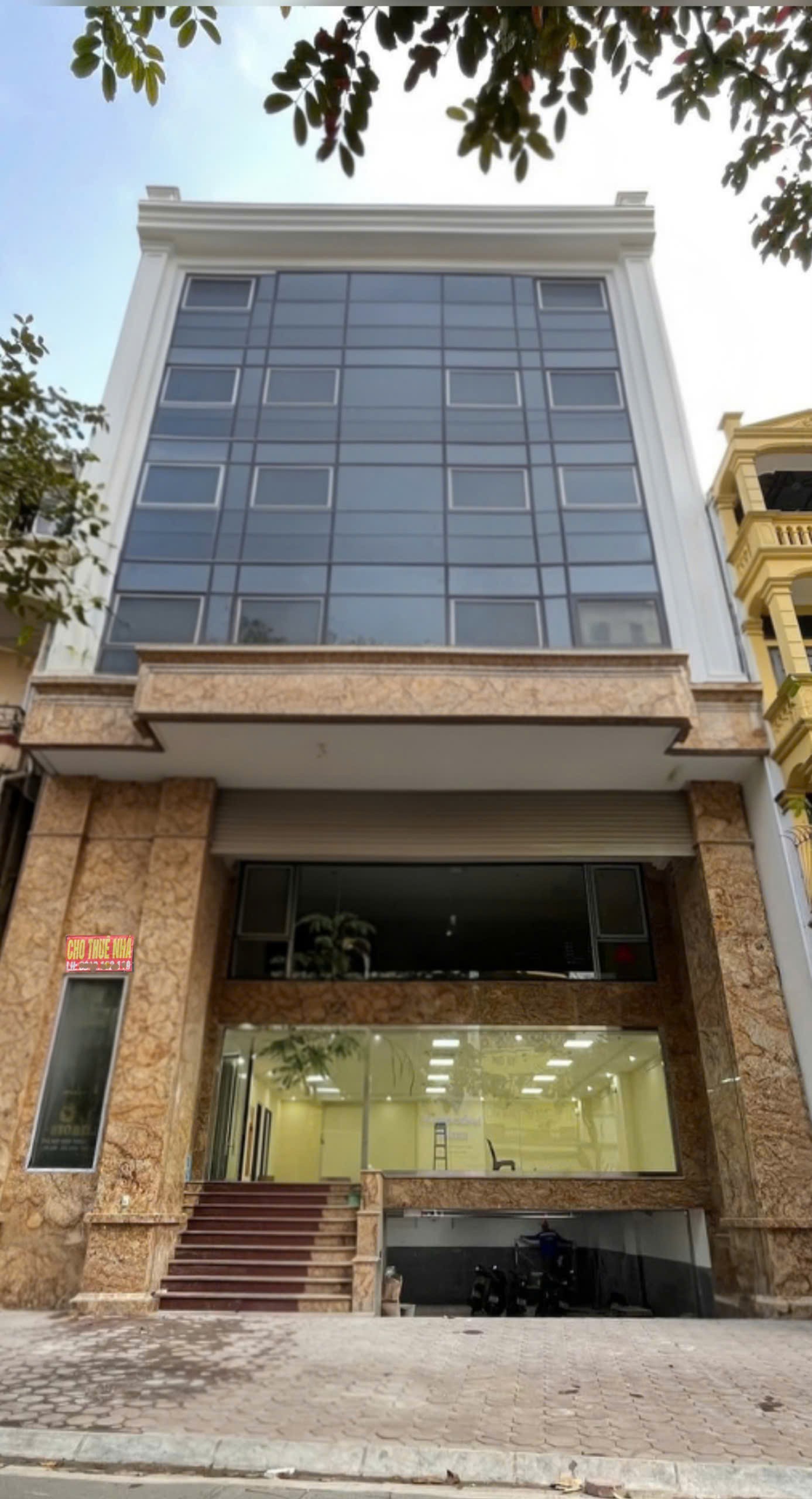 Mình cho thuê nhà, 163m2_ 6T; Nguyễn Đình Thi, Hoàng Hoa Thám -63 tr