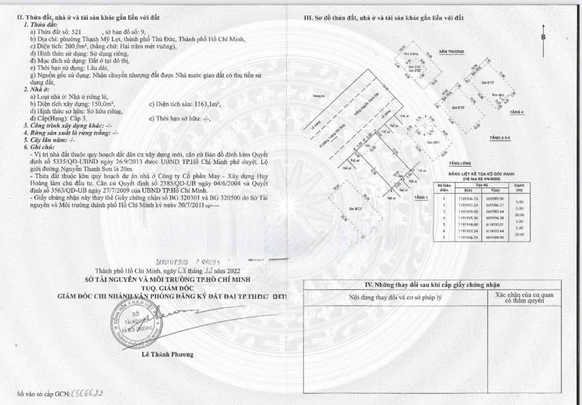 Cần bán Nhà mặt tiền Phường Thạnh Mỹ Lợi, Quận 2, Diện tích 200m², Giá 122 Tỷ 2