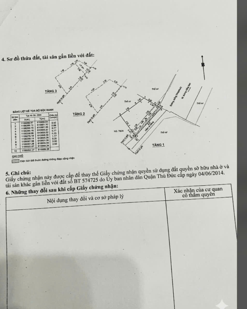 Cần bán Nhà mặt tiền Phường Bình Thọ, Thủ Đức, Diện tích 44m², Giá 6.5 Tỷ 2