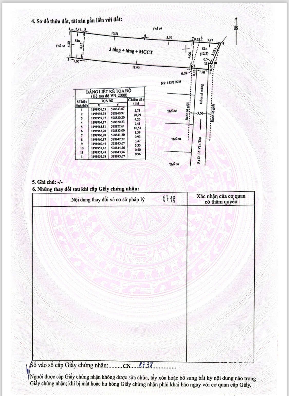 Cần bán Nhà mặt tiền Gò Vấp, Hồ Chí Minh, Diện tích 101m², Giá 11.6 Tỷ