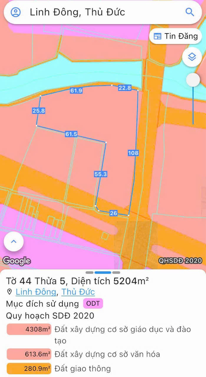 Cần bán Đất Phường Hiệp Bình Chánh, Thủ Đức, Diện tích 5247m², Giá Thương lượng