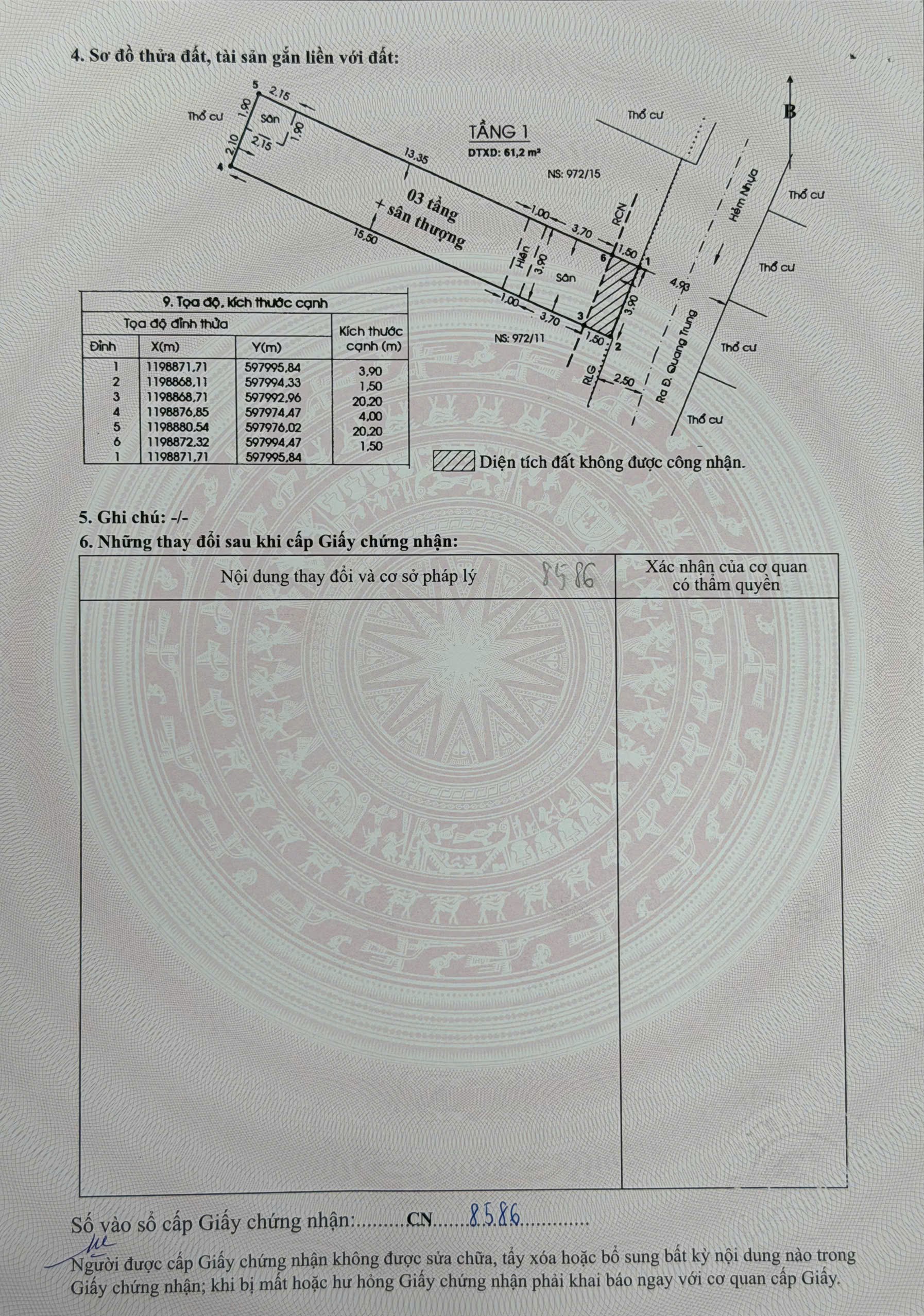 Cần bán Nhà mặt tiền Phường 15, Gò Vấp, Diện tích 88m², Giá 012.8 Tỷ