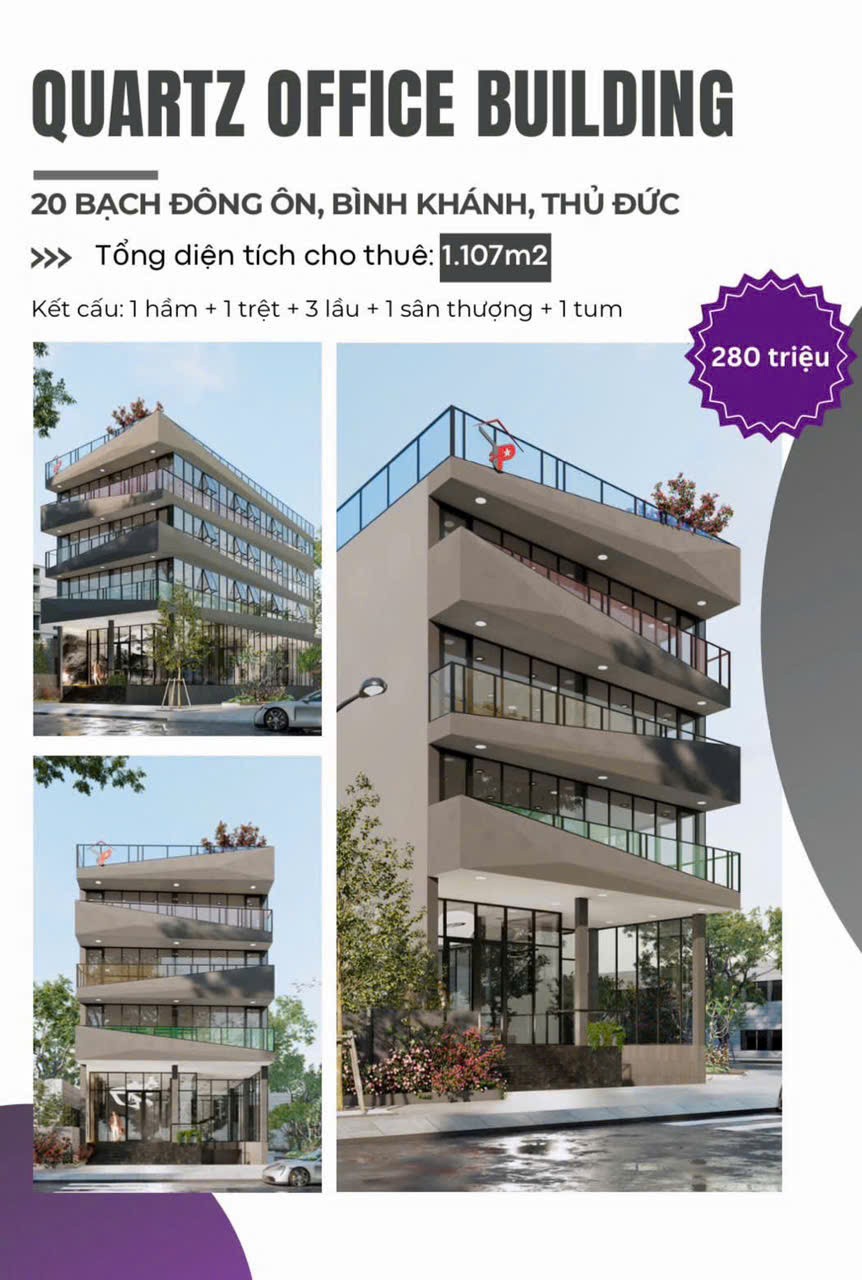 Cho thuê Văn phòng Quận 2, Hồ Chí Minh, Diện tích 270m², Giá 280 Triệu/tháng 4