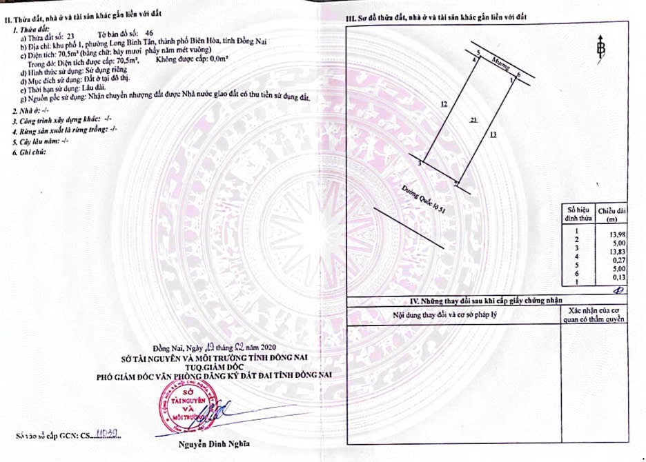 Cần bán Đất Biên Hòa, Đồng Nai, Diện tích 70m², Giá 11 Tỷ