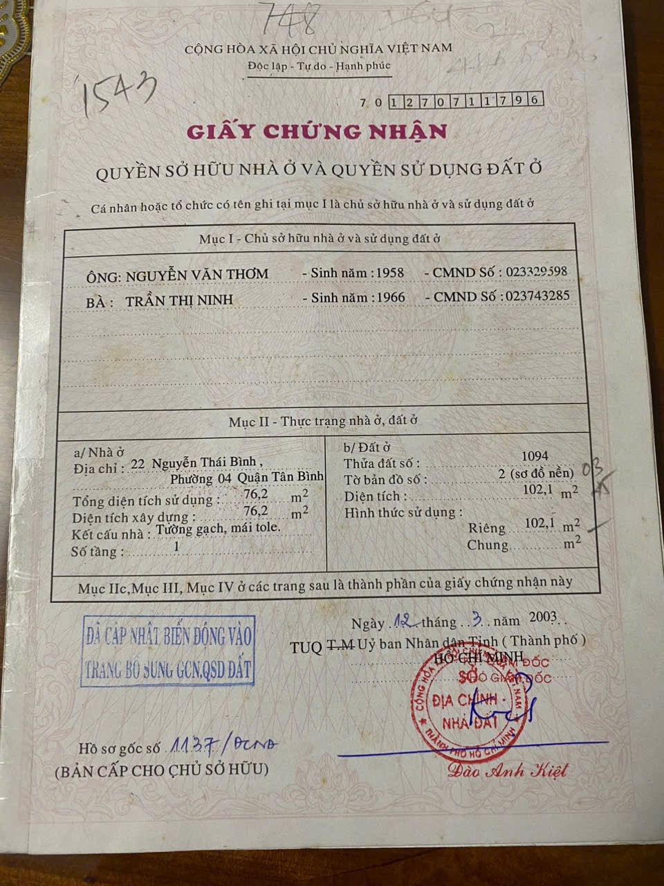 Cần bán Nhà mặt tiền Tân Bình, Hồ Chí Minh, Diện tích 76m², Giá 25 Tỷ 2