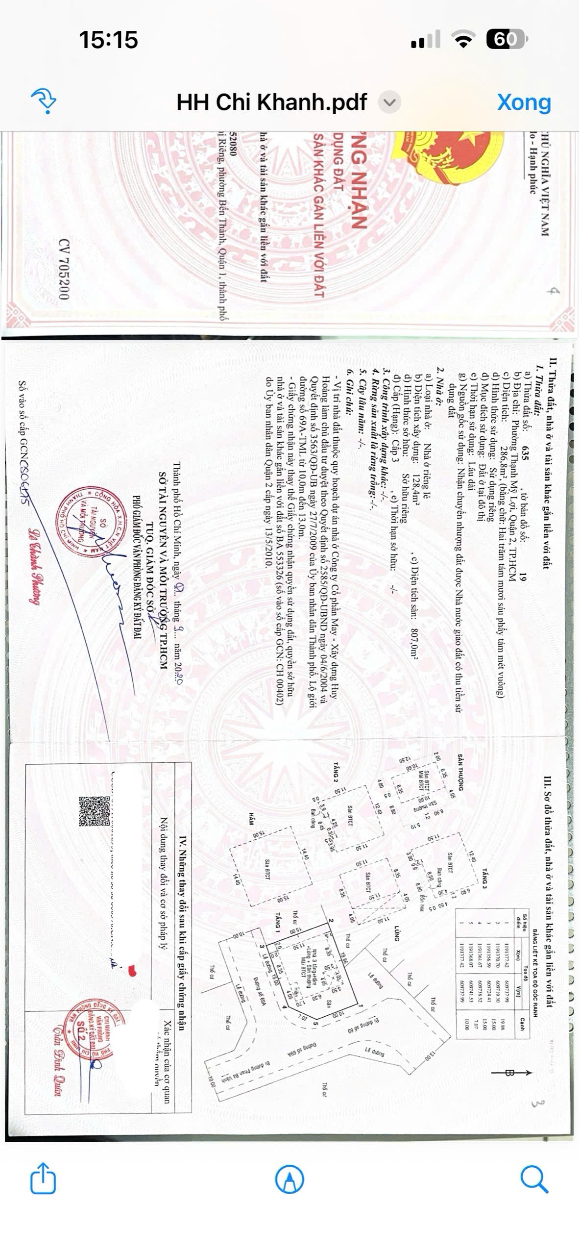Cần bán Nhà mặt tiền Phường Thạnh Mỹ Lợi, Quận 2, Diện tích 286m², Giá 073 Tỷ 5