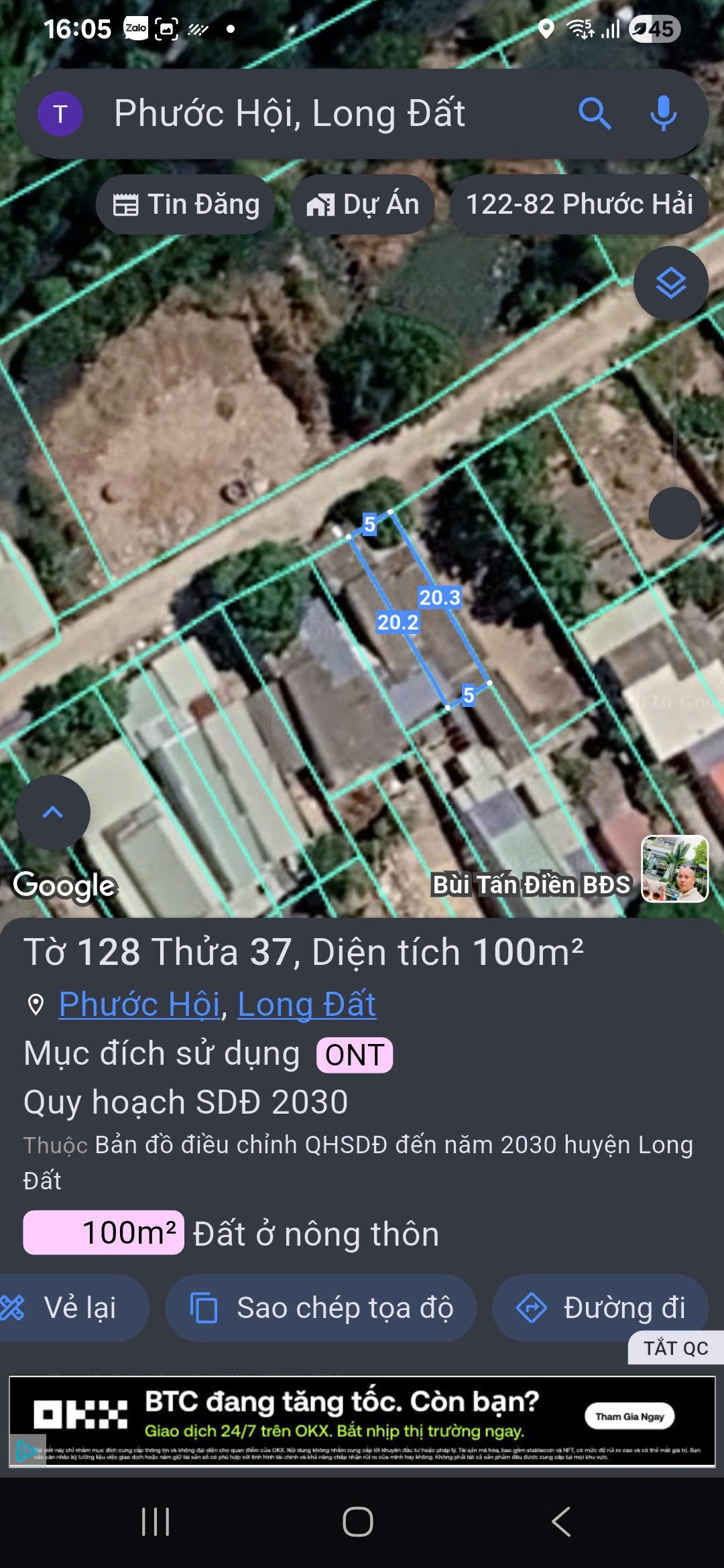 CHỈ 1,1 TỶ SỞ HỮU ĐẤT FULL THỔ CƯ LỘC AN - 100M² - GẦN BIỂN, ĐƯỜNG NHỰA, KHU DÂN CƯ HIỆN HỮU 2