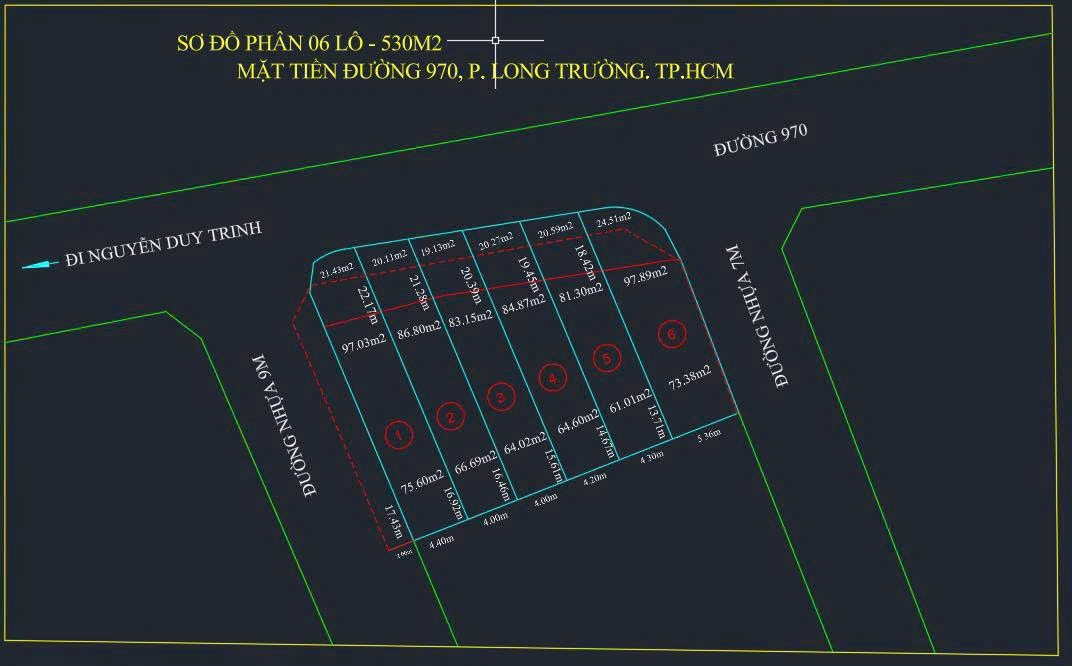 Cần bán Đất Phường Long Trường, Quận 9, Diện tích 530m², Giá 28 Tỷ 3