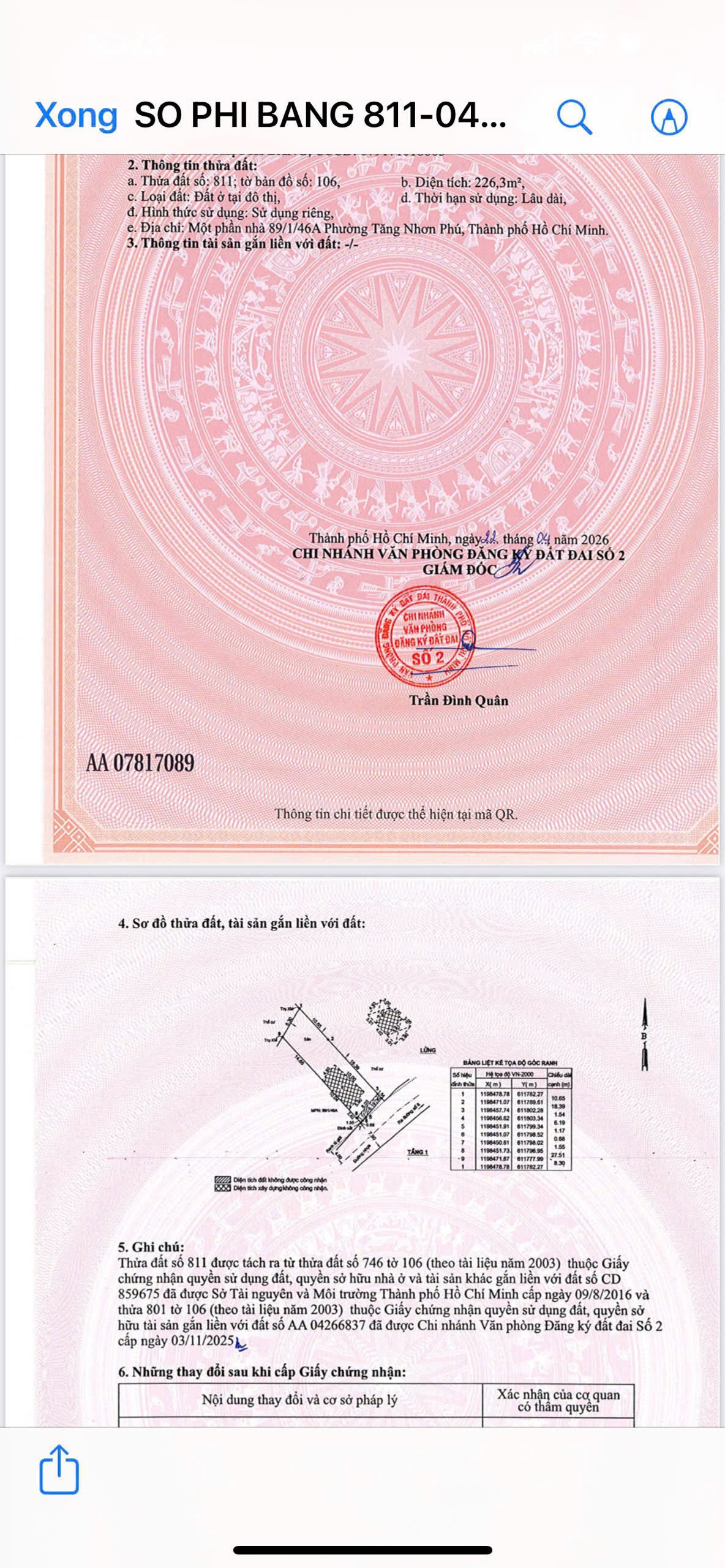 Cần bán Đất Phường Tăng Nhơn Phú B, Quận 9, Diện tích 226m², Giá 018.6 Tỷ 6