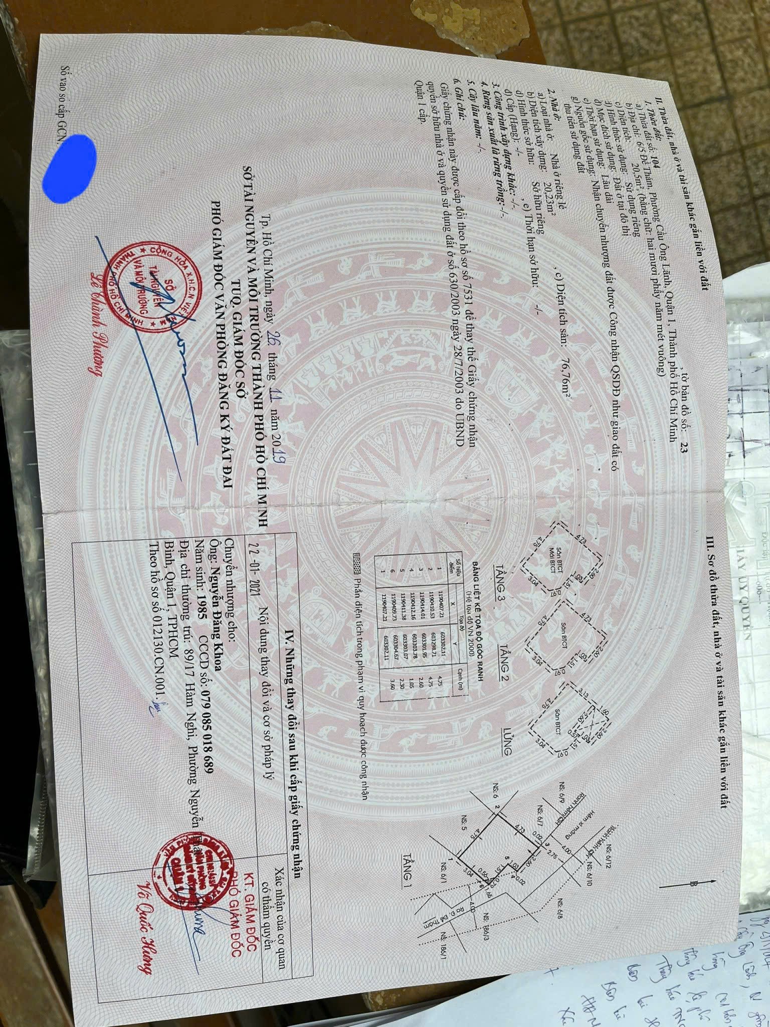 Cần bán Nhà ở, nhà cấp 4, nhà hẻm Phường Cầu Ông Lãnh, Quận 1, Diện tích 25m², Giá 5.8 Tỷ 11