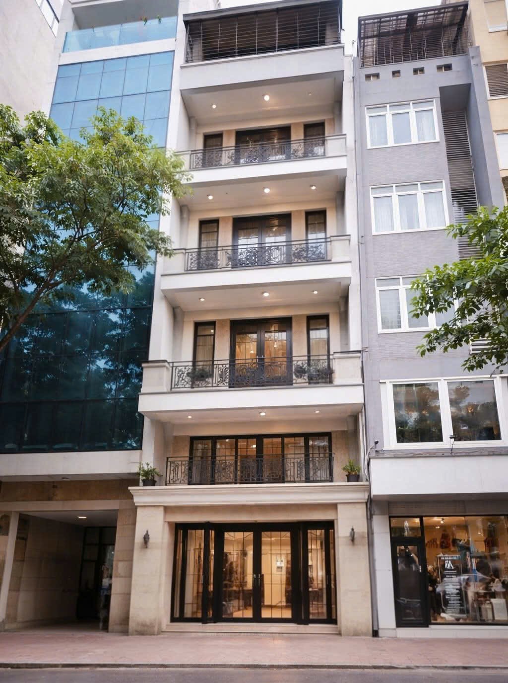 Cho thuê nhà, 111m2_ 5T; Lý Thường Kiệt, Bà Triệu, Ngô Quyền -42 tr