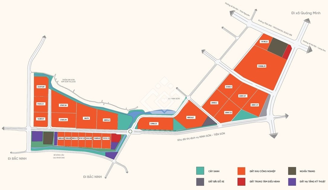 ĐẤT CÔNG NGHIỆP KCN TIÊN SƠN - NINH SƠN, BẮC NINH – Sổ Đỏ Đến 2075. 3