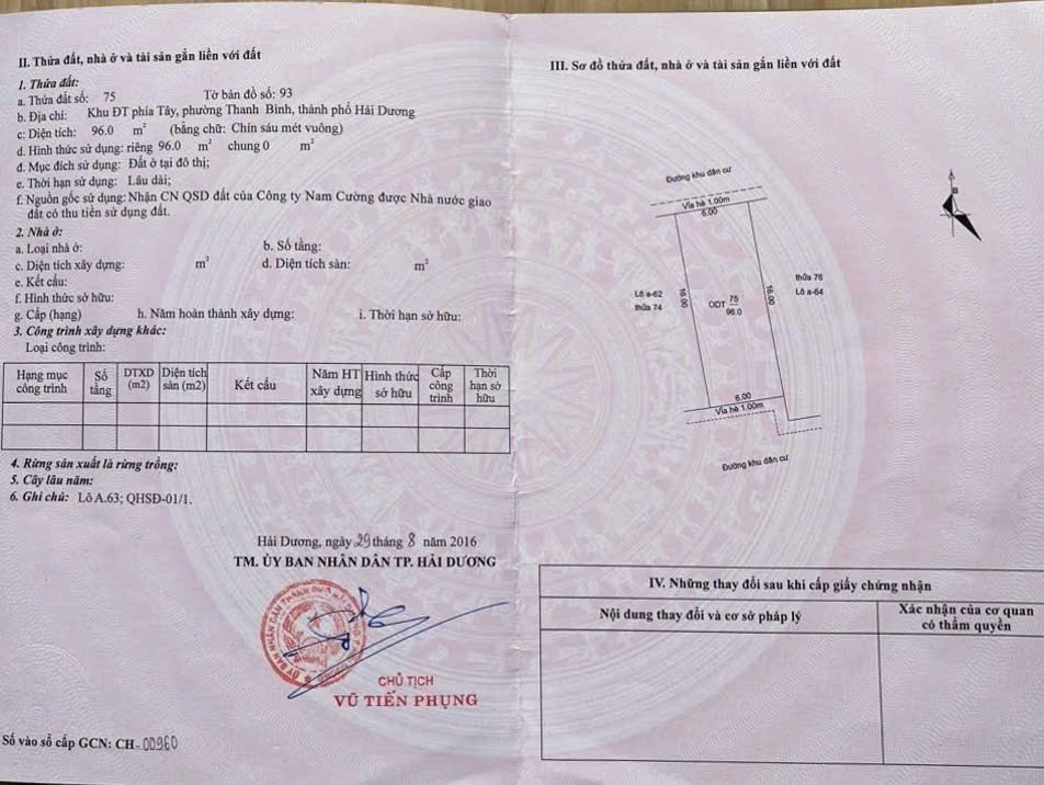 Bán đất chợ Hội Đô – lô 2 mặt đường, kinh doanh cực tốt chỉ 3.3ty 4