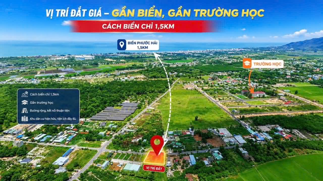 Cần bán Đất đường Võ Văn Kiệt, Thị trấn Phước Hải, Diện tích 137m², Giá 999 Triệu 4