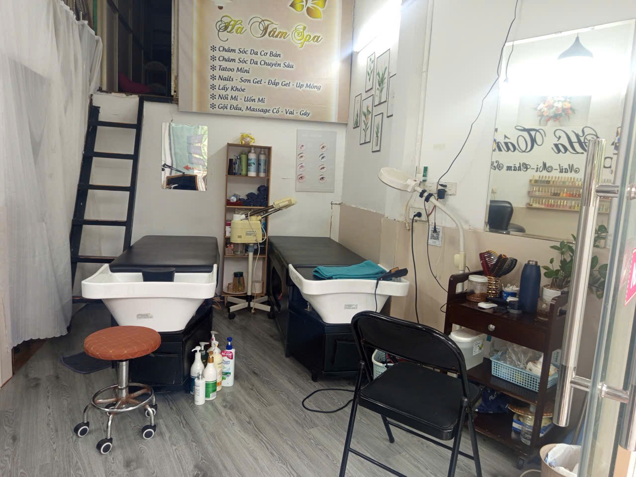 SANG NHƯỢNG CỬA HÀNG SPA, NAIL, MI, GỘI TẠI  MẶT PHỐ TRẦN ĐẠI NGHĨA 5
