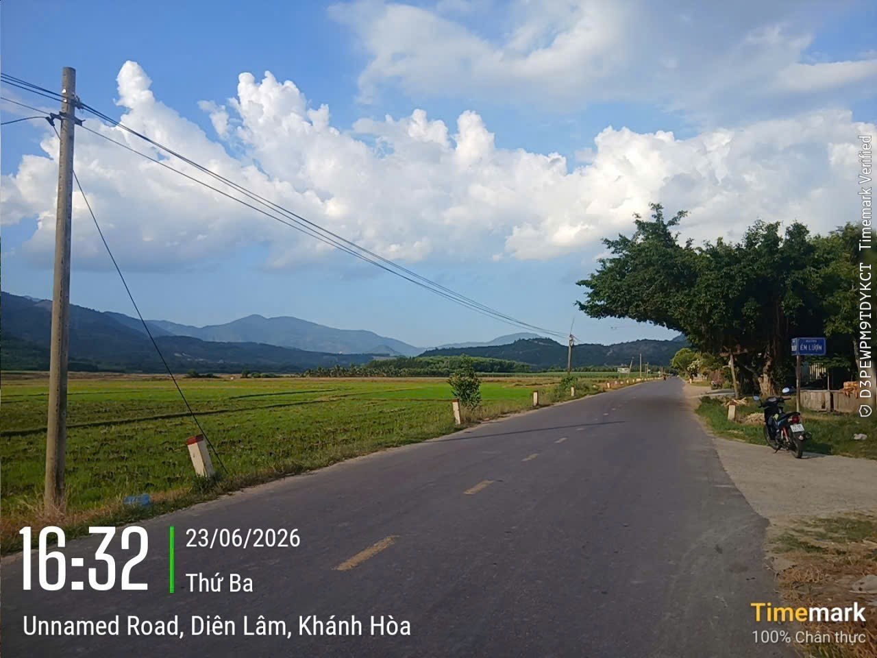 Bán lô đất ruộng Diên Lâm mặt tiền đường Tỉnh Lộ 8 gần nhà thờ Đồng Dài 9