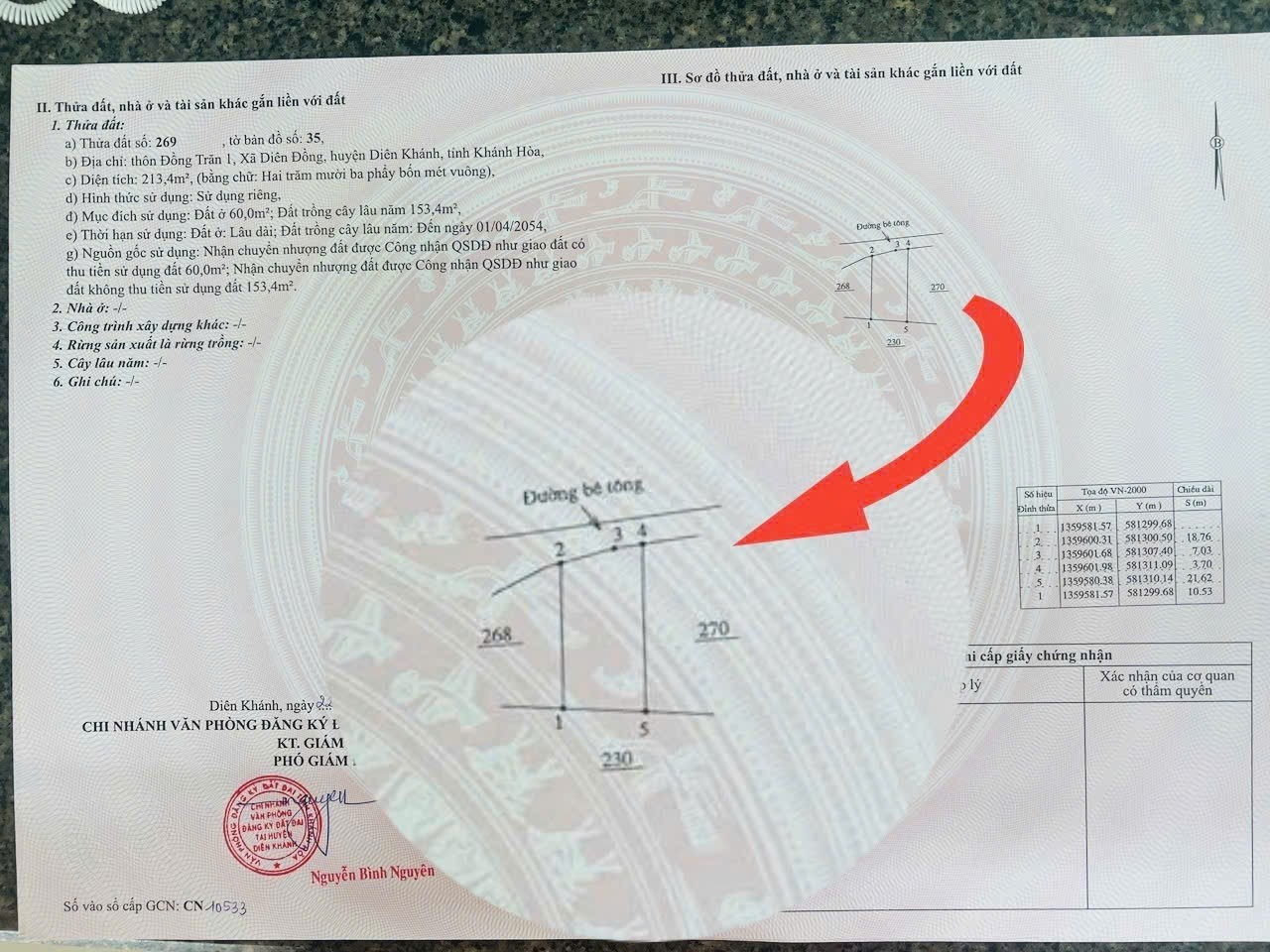 Bán đất Diên Đồng giá rẻ đường thông ngay trung tâm thôn Đồng Trăn 1 đường thông cạnh trục liên xã 7