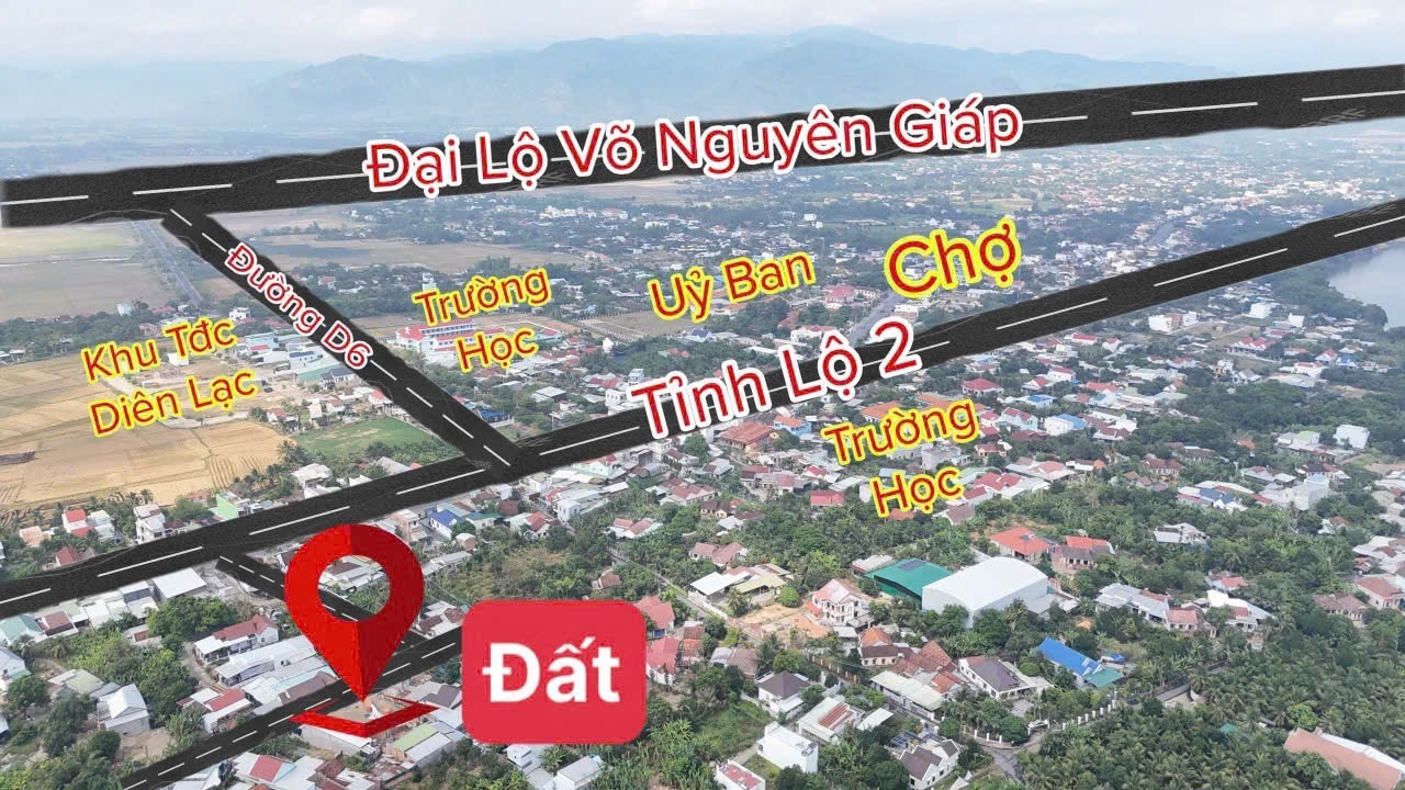 Bán đất Diên Lạc thôn Trường Lạc full thổ giá rẻ gần chợ - hẻm đường Tổ 25-26 cạnh Tỉnh Lộ 2 10