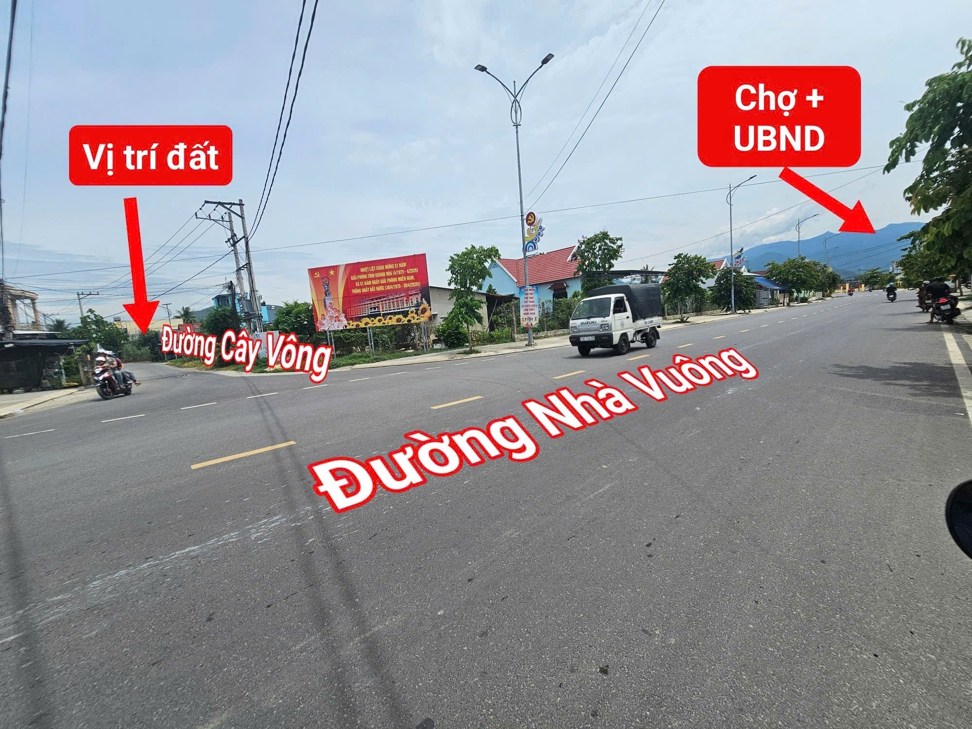 Bán đất Diên Sơn mặt tiền đường Cây Vông vị trí siêu đẹp ngay sát bên Uỷ ban xã
