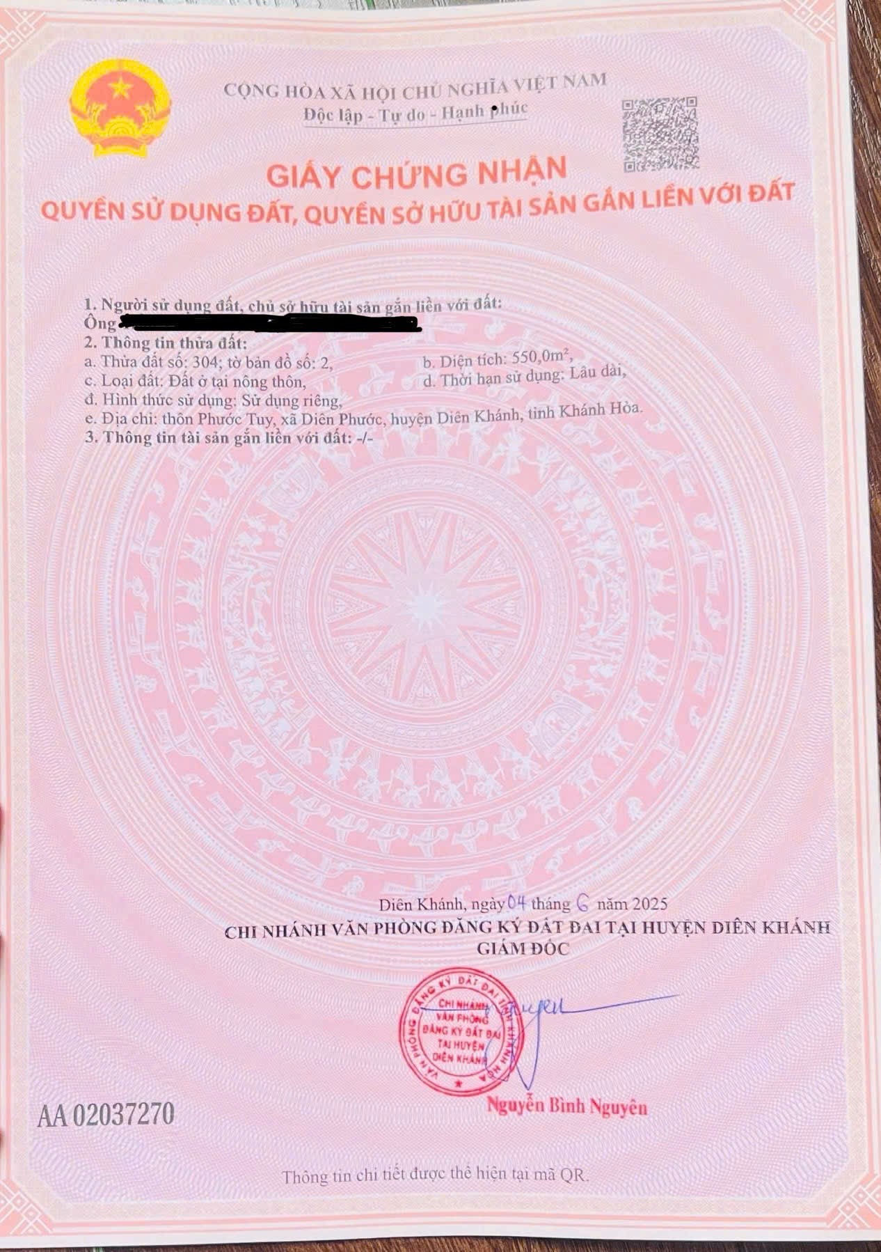 Bán đất Diên Phước full thổ cư giá rẻ rộng rãi xây nhà vườn - mặt tiền đường Thành Hồ 8 16