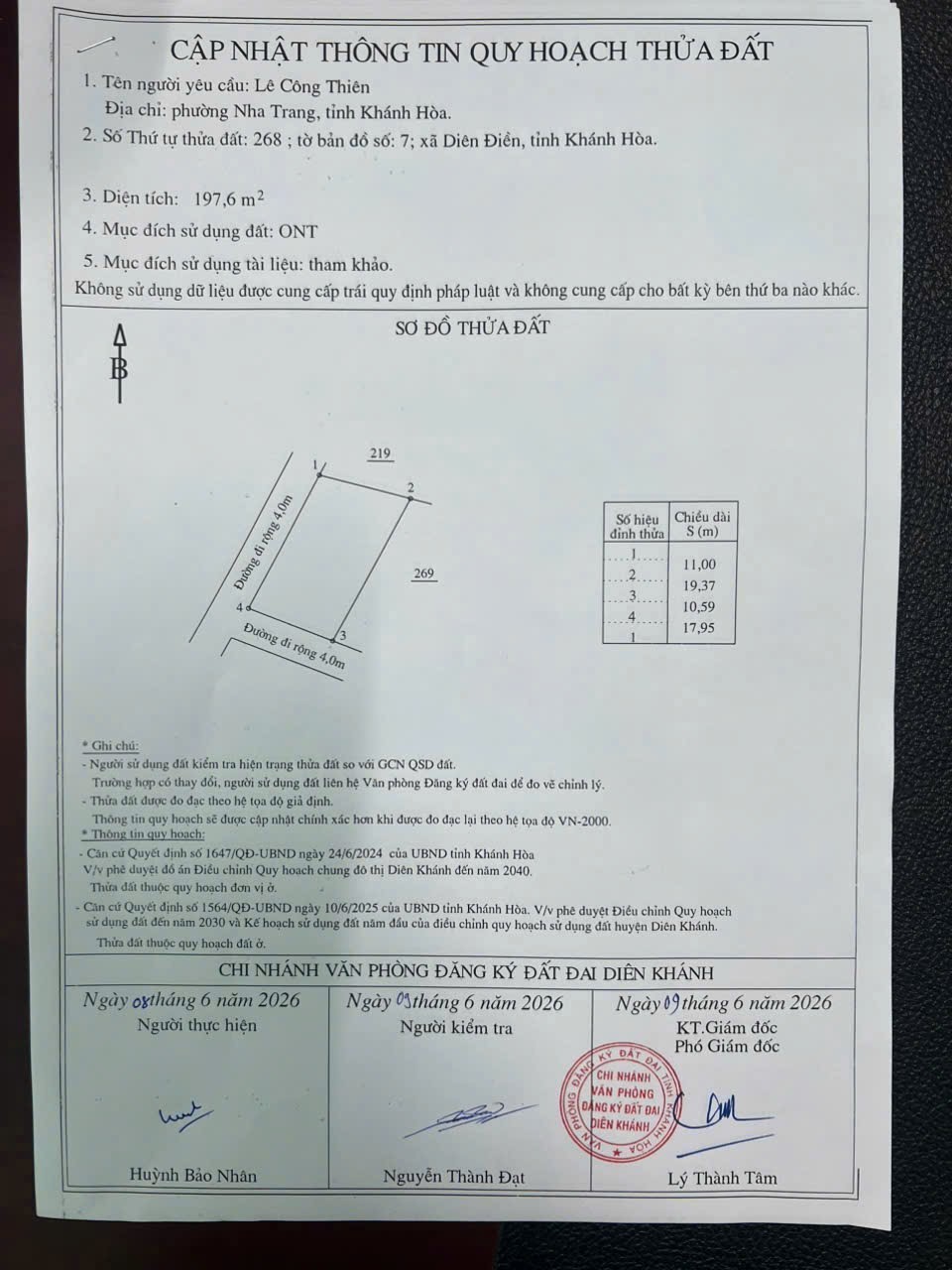 Bán đất Diên Điền full thổ cư thôn Trung 3 sát bên Hương Lộ 5 đi Am Chúa - lô góc đẹp 11