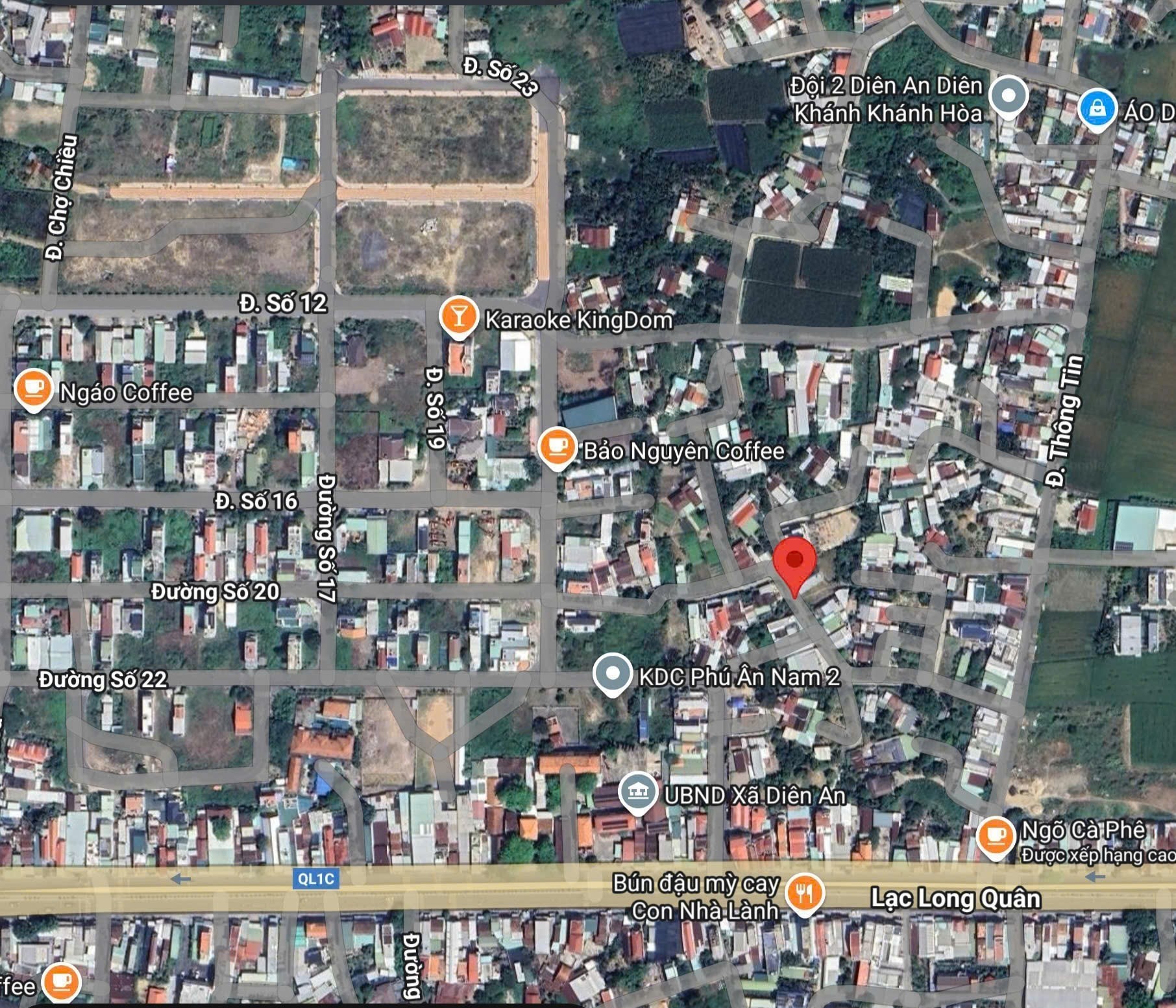 Bán đất Diên An thôn Phú Ân Nam 2 mặt đường Số 20 ngay sau lưng Uỷ ban xã và CF Bảo Nguyên 9