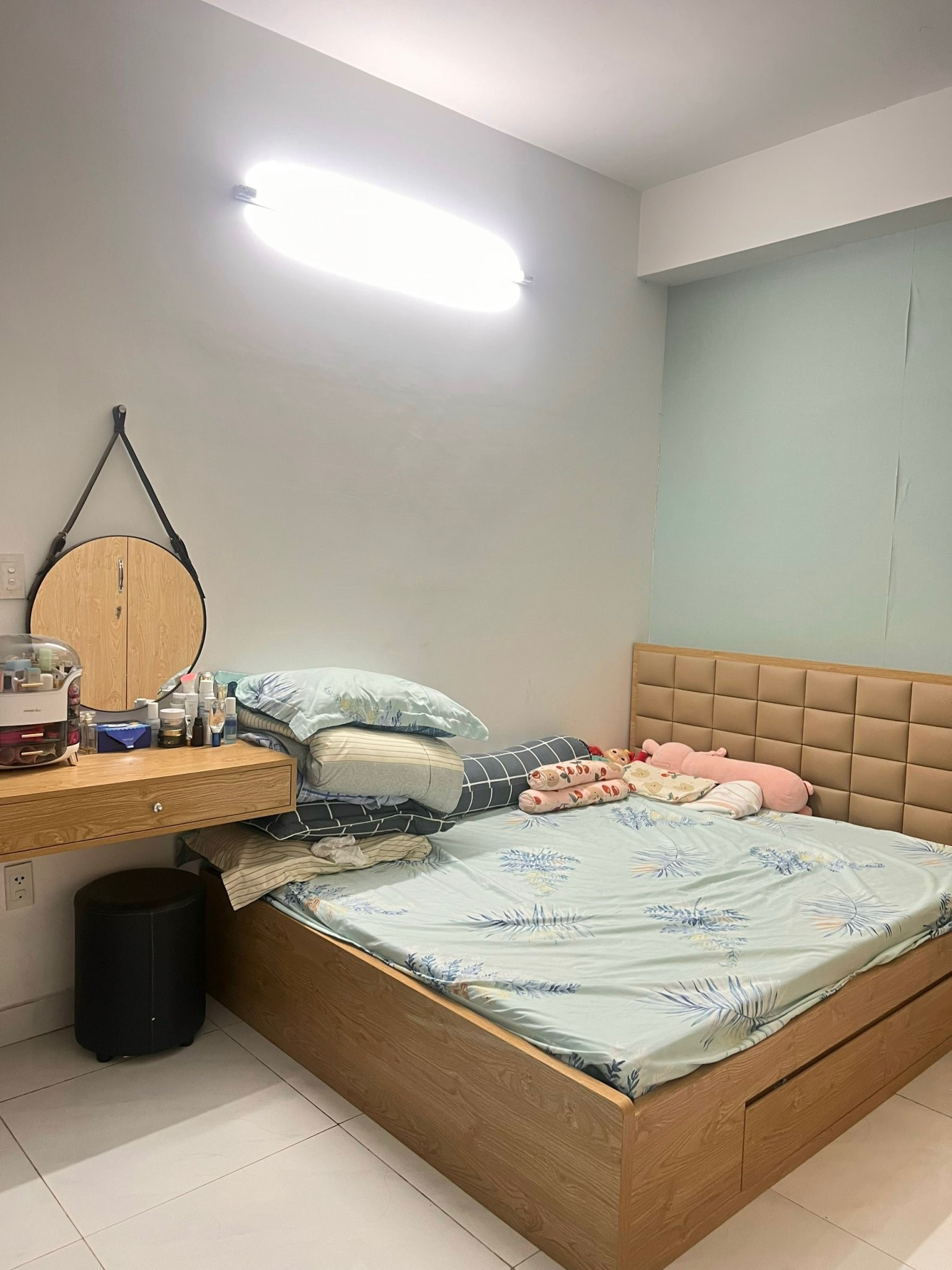 Cho thuê căn GÓC 2PN đủ nội thất- chung cư Cường Thuận gần KCN Amata 5