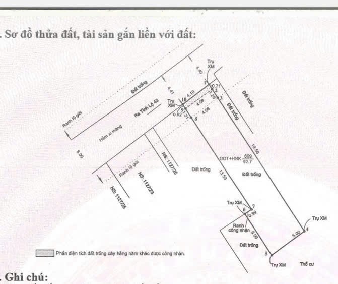 Lô đất đẹp, nở hậu Tam Bình - 140m2 (90m2 thổ cư) – Nhỉnh 4 tỷ – Đường thông thoáng 6m 4
