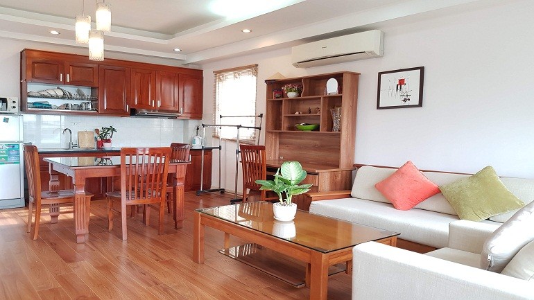 Cho thuê Căn hộ chung cư đường Phó Đức Chính, Phường Trúc Bạch, Diện tích 60m², Giá 11 Triệu 5