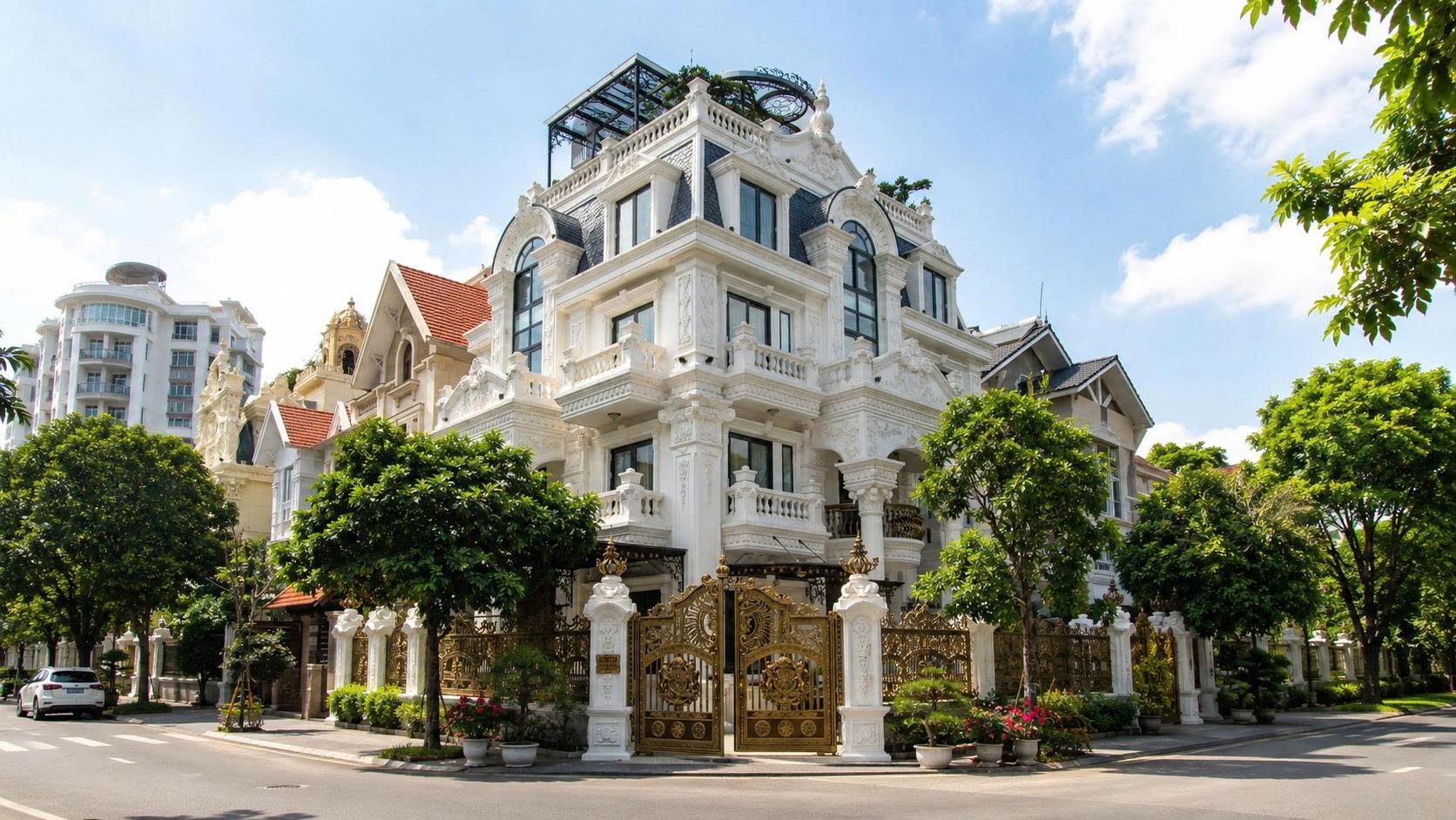 VPBank phát mại biệt thự lô Góc view vườn hoa KĐT Tân Tây Đô cạnh SunShine 260m2 chỉ 3x tỷ