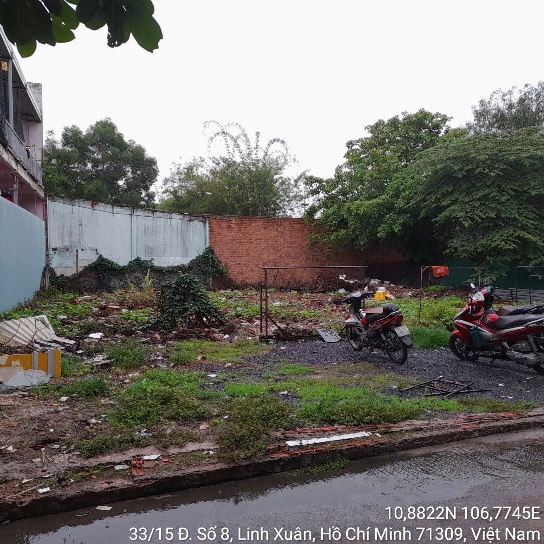 Chính chủ Bán đất hẻm số 33 đường số 8, P. Linh Xuân, Quận Thủ Đức (nay là phường Linh Xuân), HCM, 4