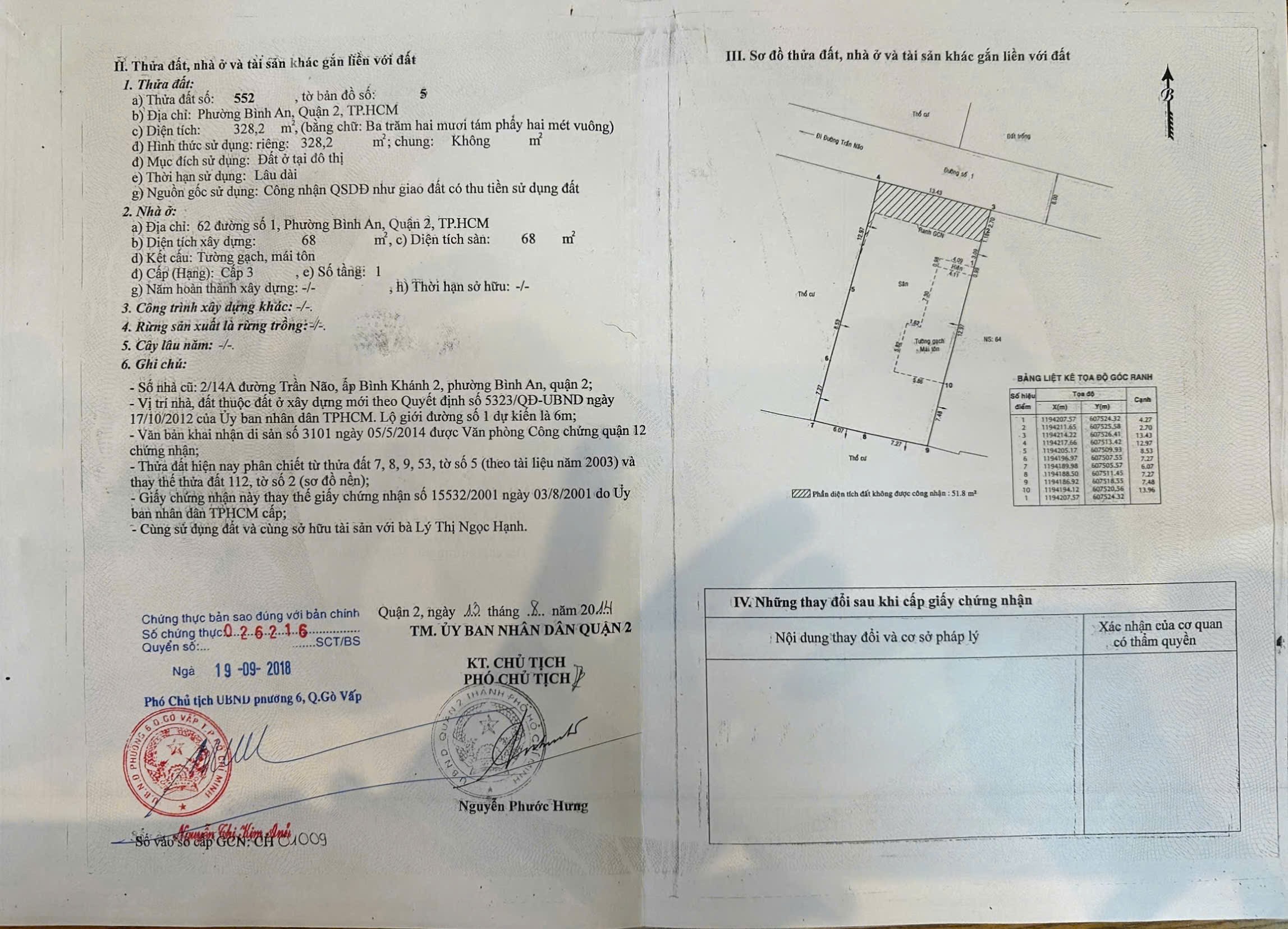 Cần bán Đất Phường Bình An, Quận 2, Diện tích 328m², Giá 72 Tỷ 7