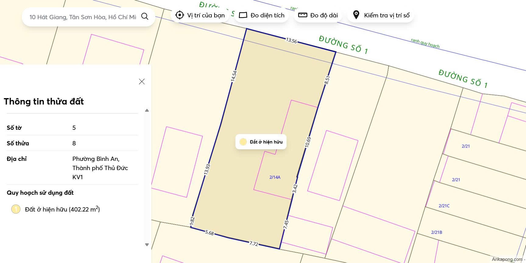 Cần bán Đất Phường Bình An, Quận 2, Diện tích 328m², Giá 72 Tỷ 6