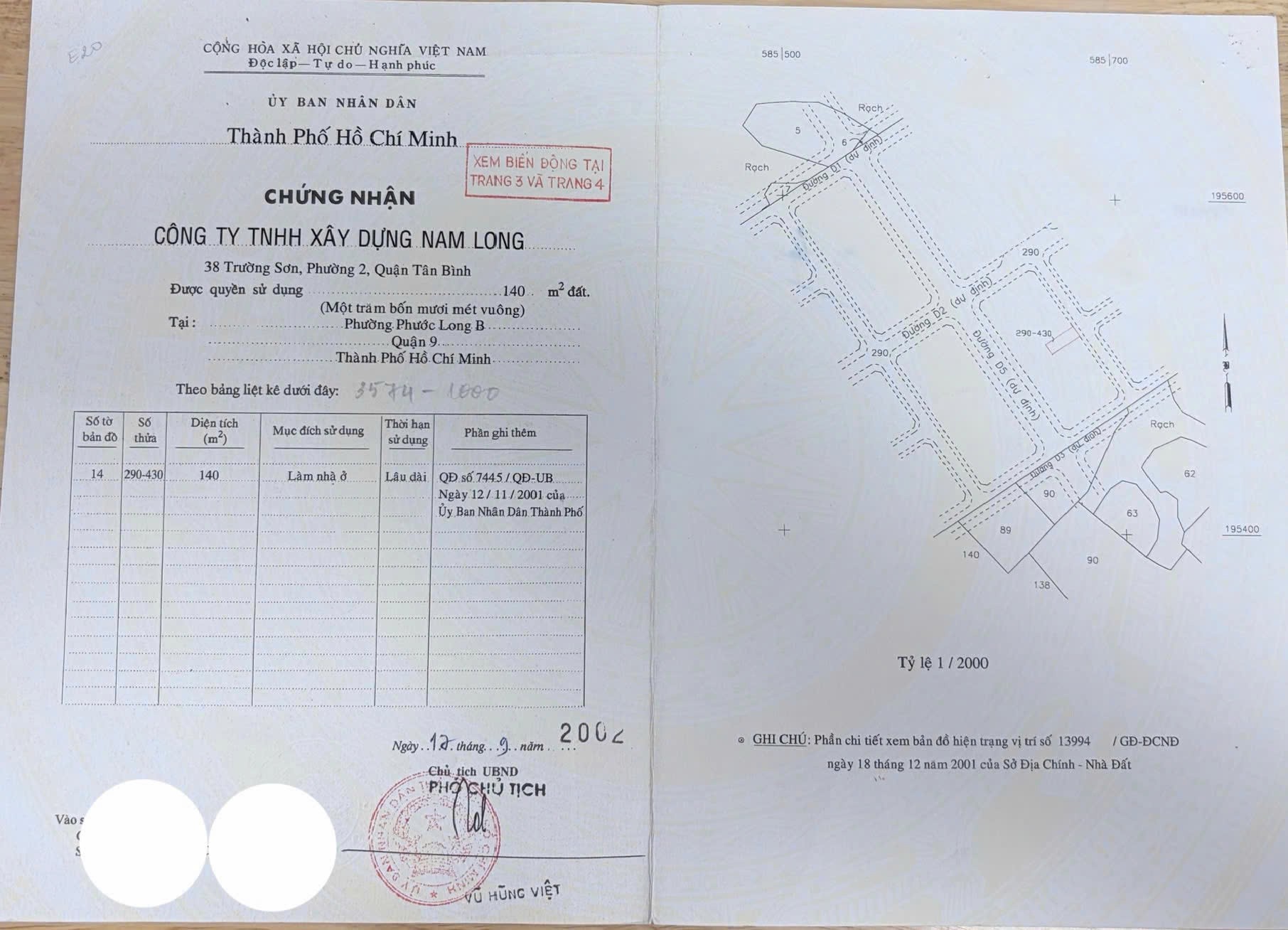 Cần bán Đất Phường Phước Long B, Quận 9, Diện tích 140m², Giá 13.9 Tỷ 5