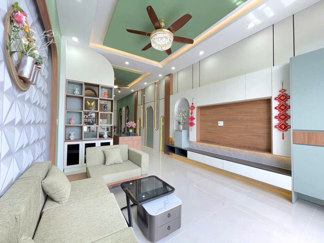 Bán nhà mới xây xã Phước Lý, Cần Giuộc dt 124m2 , 1 lầu, 3pn, 3wc giá 3,15 tỷ 4
