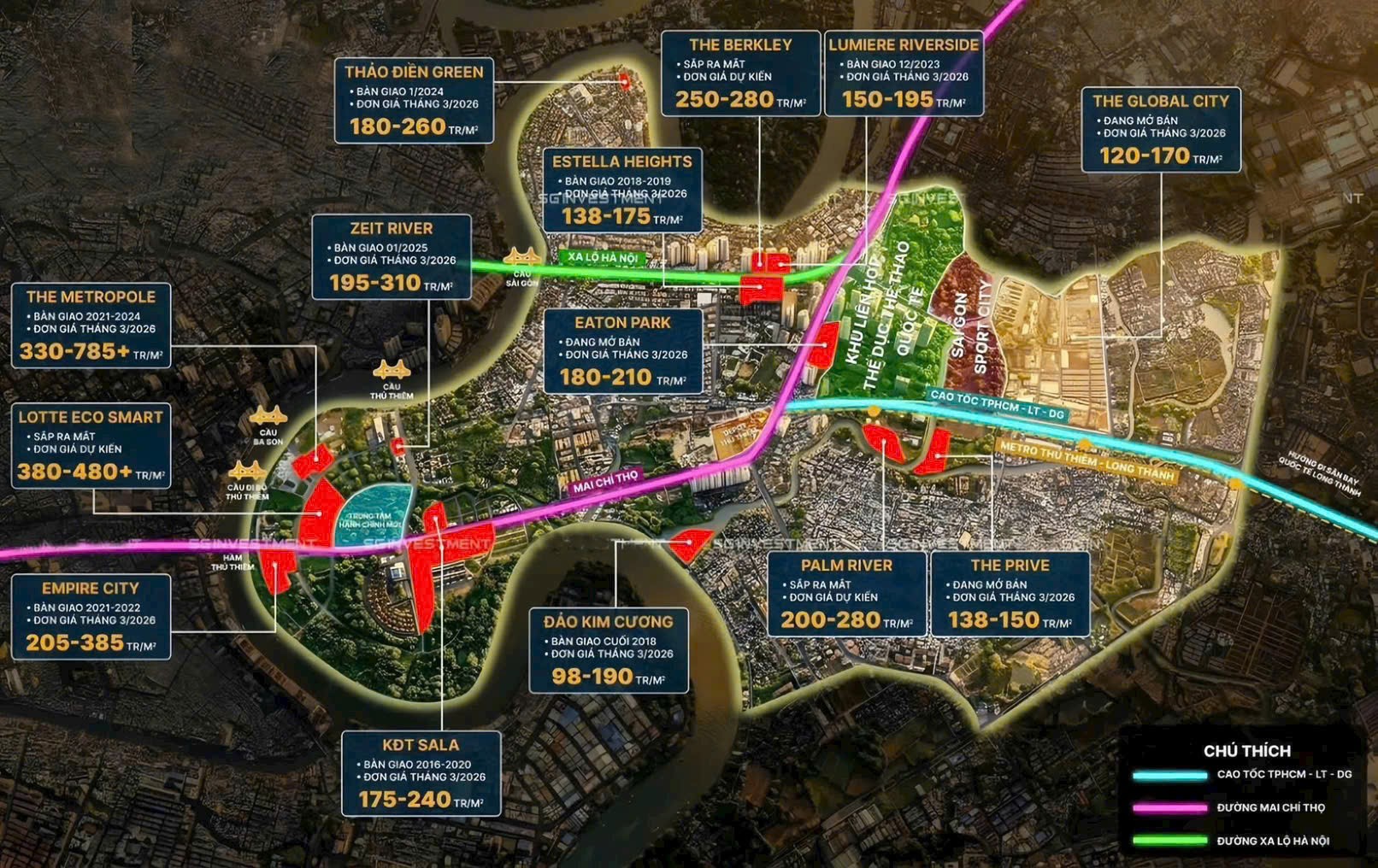 Cần bán Đất Quận 2, Hồ Chí Minh, Diện tích 351m², Giá 163 Triệu/m²