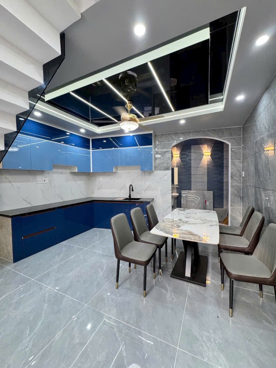 Bán nhà mới xây hẻm Bình Thành, Bình Hưng Hòa B dt 56,4m2 , 2 lầu , 5pn,5wc giá 5,9 tỷ 4