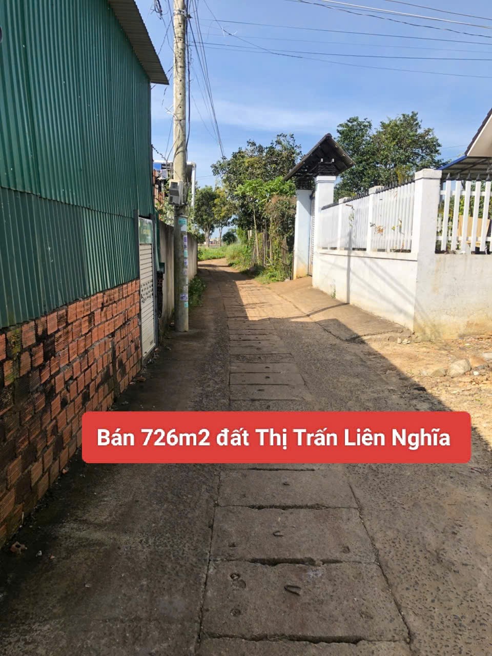 Bán 726m2 đất thị trấn Liên Nghĩa ĐứcTrọng Lâm Đồng 9 tỷ 5