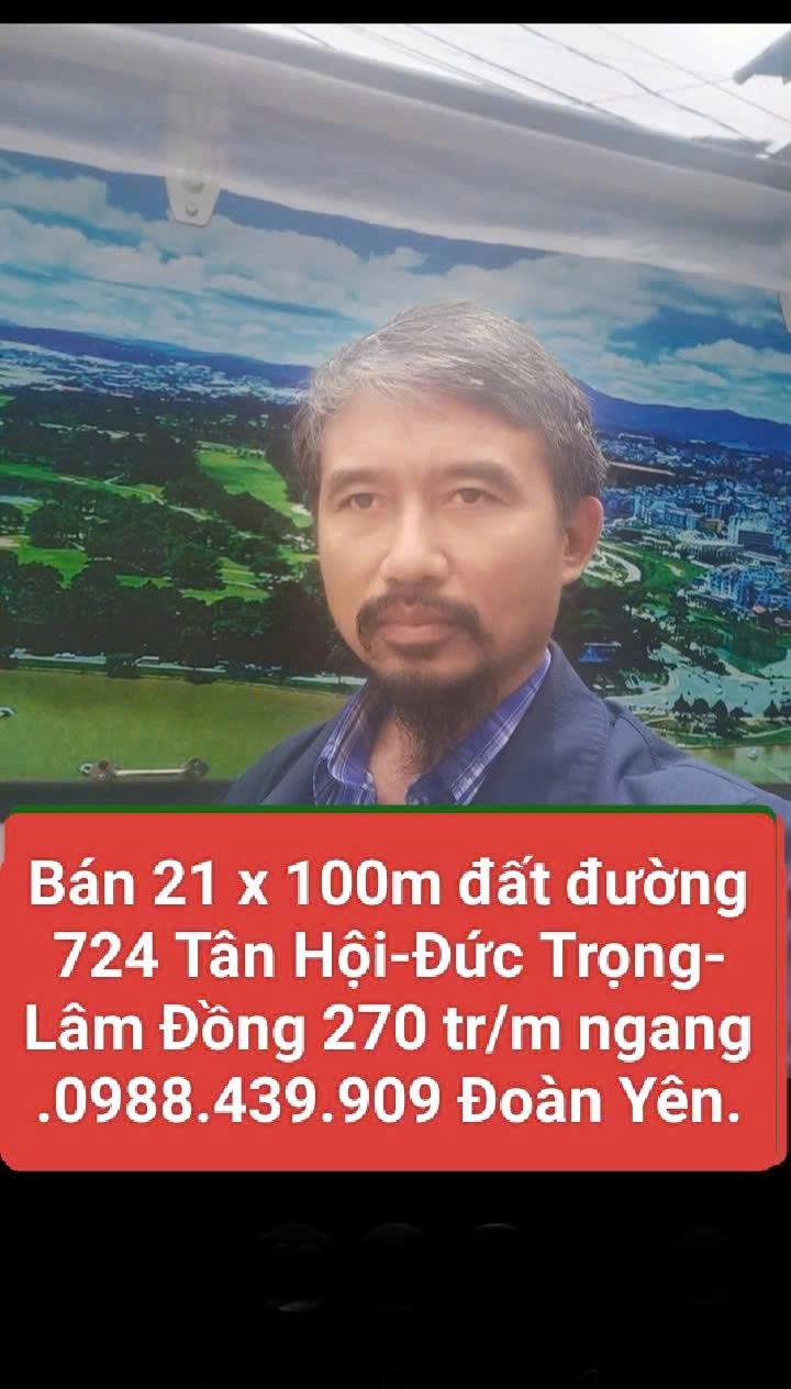 Bán 2100m2 đất đường 724 Tân Hội Đức Trọng Lâm Đồng 5 tỷ 670 triệu 4