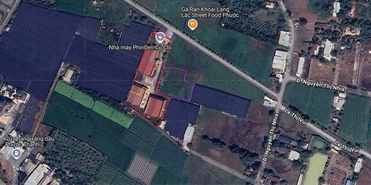 Bán nhà xưởng mt đường nhựa xe cont Phước Hiệp, Củ Chi 7000m2 ( 4660m2 thổ, xd 1900m2) giá 35 tỷ 7
