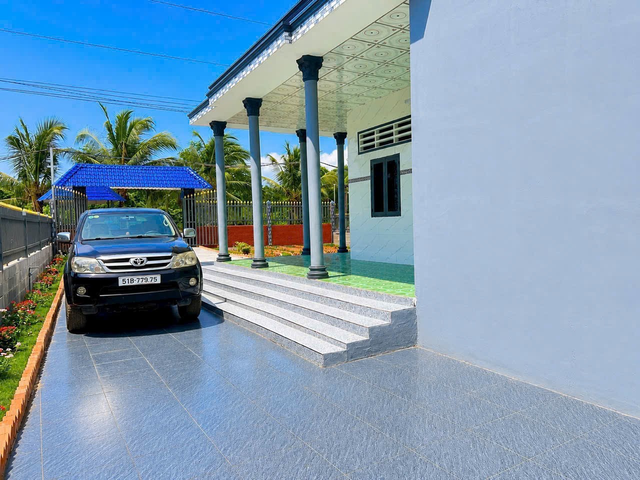 Bán nhà vườn view kênh xã Bình Đức tdt 764m2, 2pn, 1wc , chòi thủy tạ giá 2,8 tỷ 8