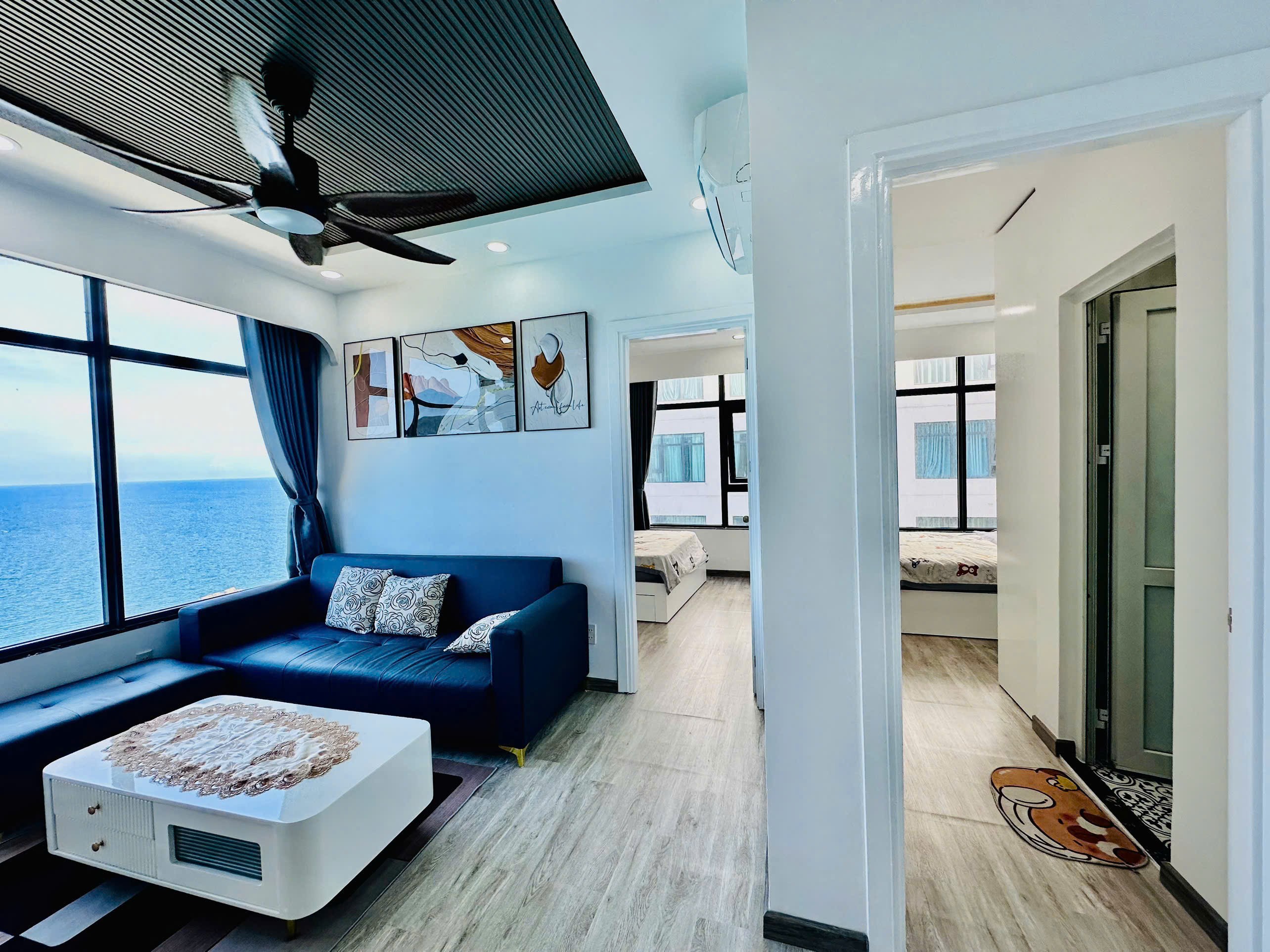 NGHỈ DƯỠNG NHA TRANG, CĂN HỘ 2 PHÒNG NGỦ VIEW BIỂN GẦN HÒN CHỒNG, GIÁ 1,2 - 1,4 TRIỆU/ĐÊM 4